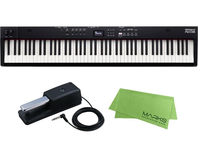 Amazon | Roland RD-08 + ダンパーペダル DP-10セット | 電子ピアノ